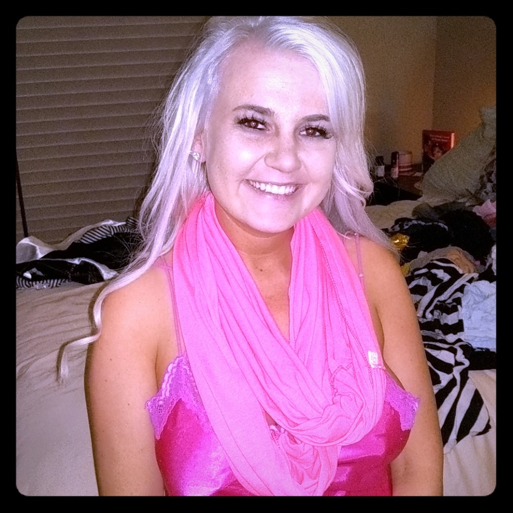 Pink scarf